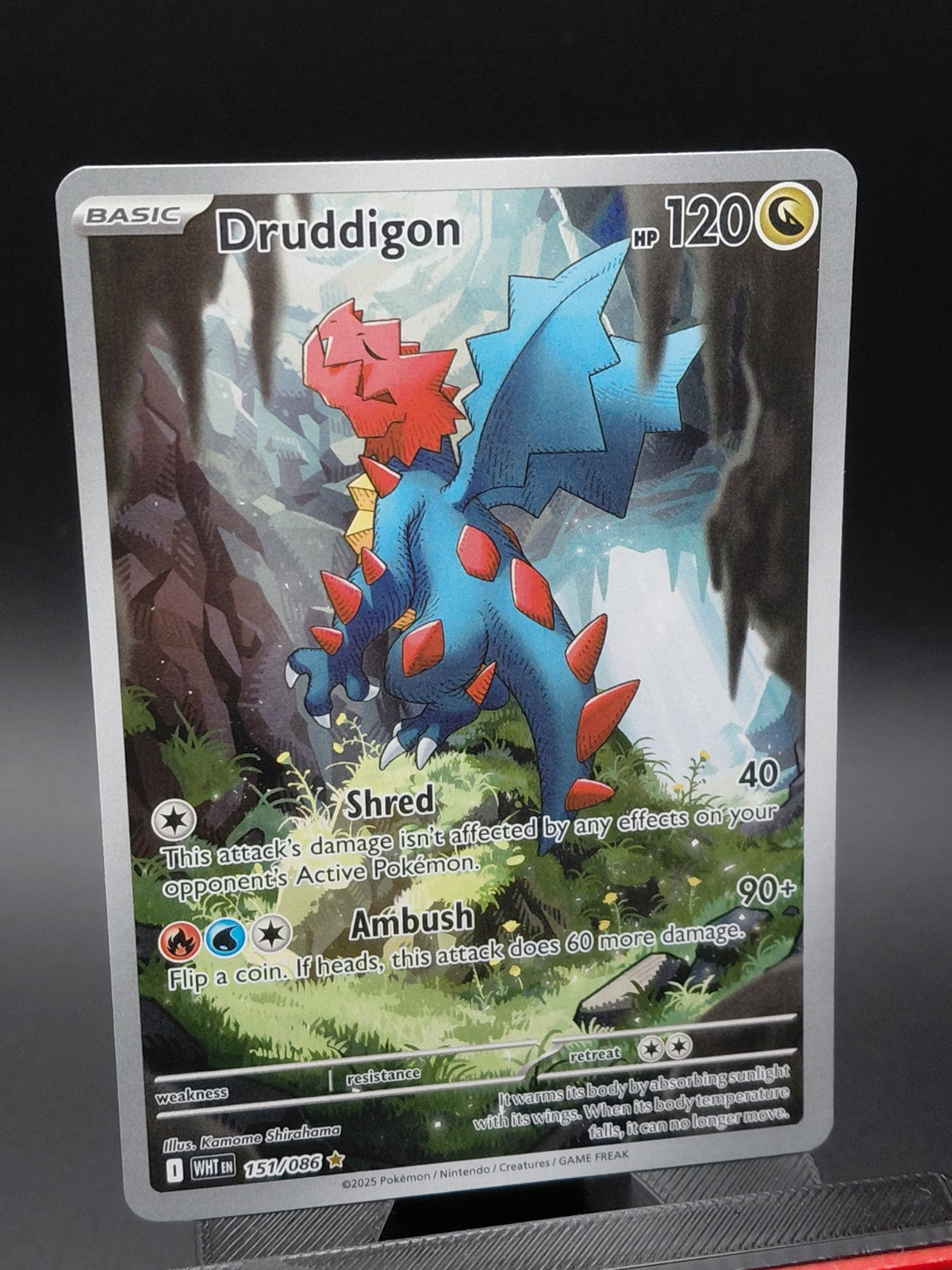Druddigon 151/086 Sv: White Flare Holo