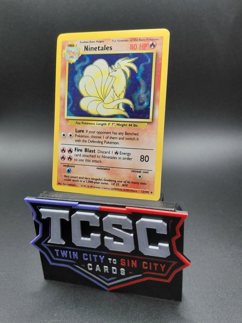 Pokémon TCG Ninetales Base Set 12/102 Holo 1999-2000 Wizards Base Set Copyright