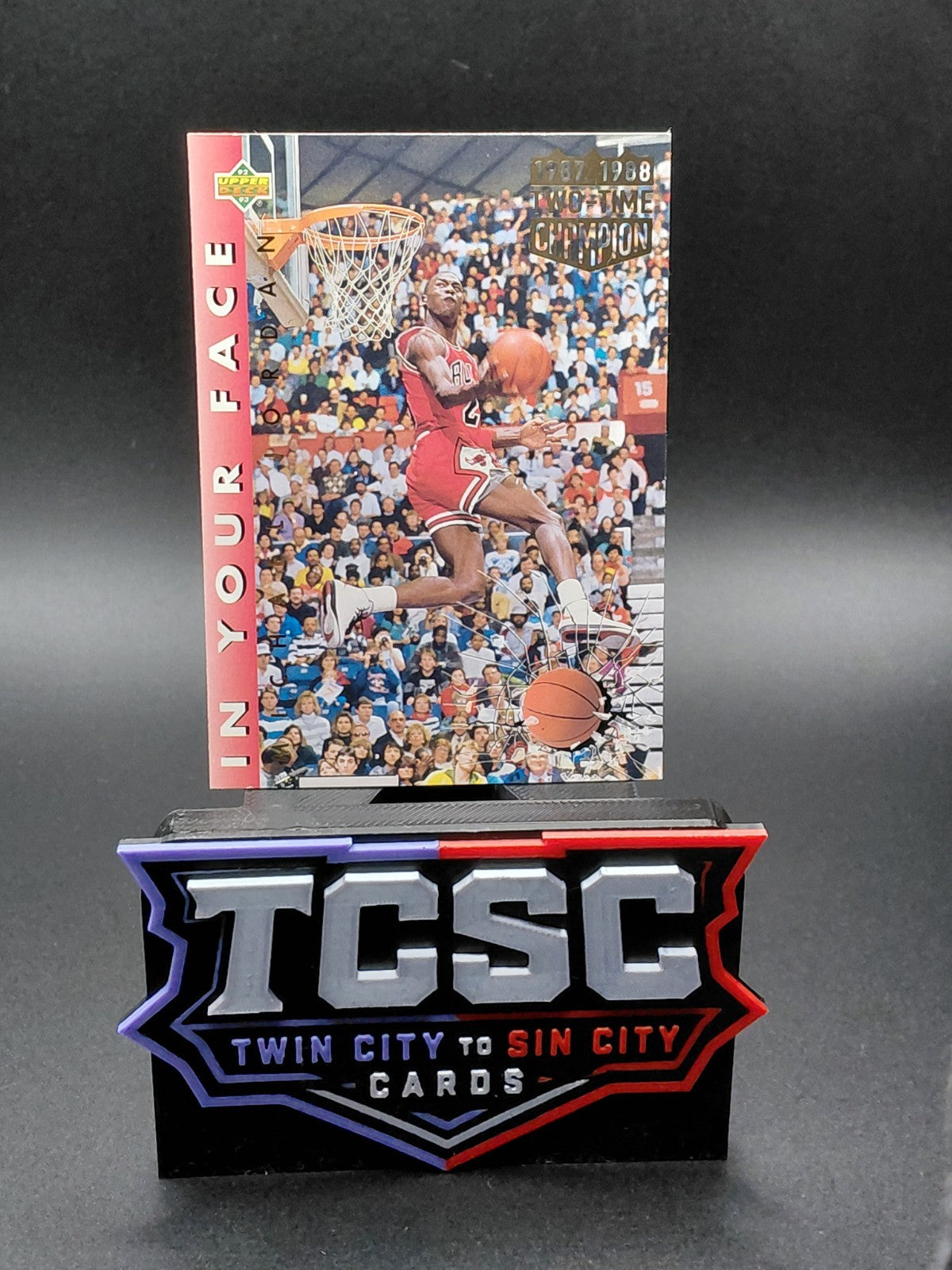 1992-93 Upper Deck - Michael Jordan #453 1987, 1988 Two-Time Champion