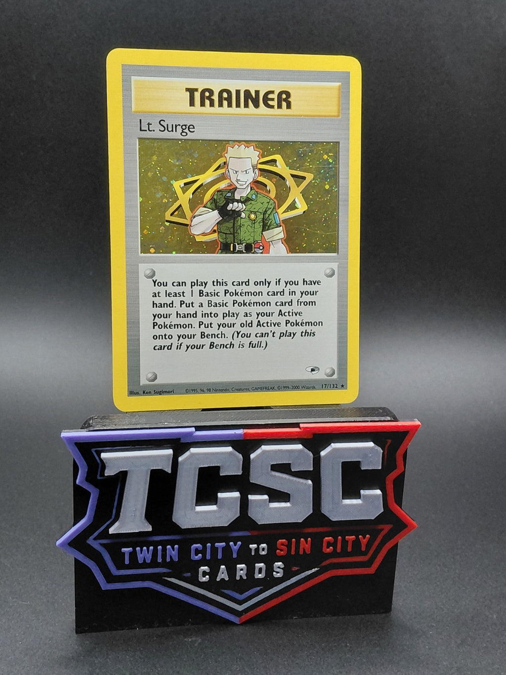 Lt. Surge 017/132 Gym Heroes Holo