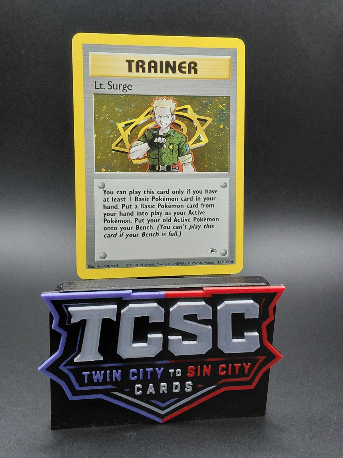 Lt. Surge 017/132 Gym Heroes Holo