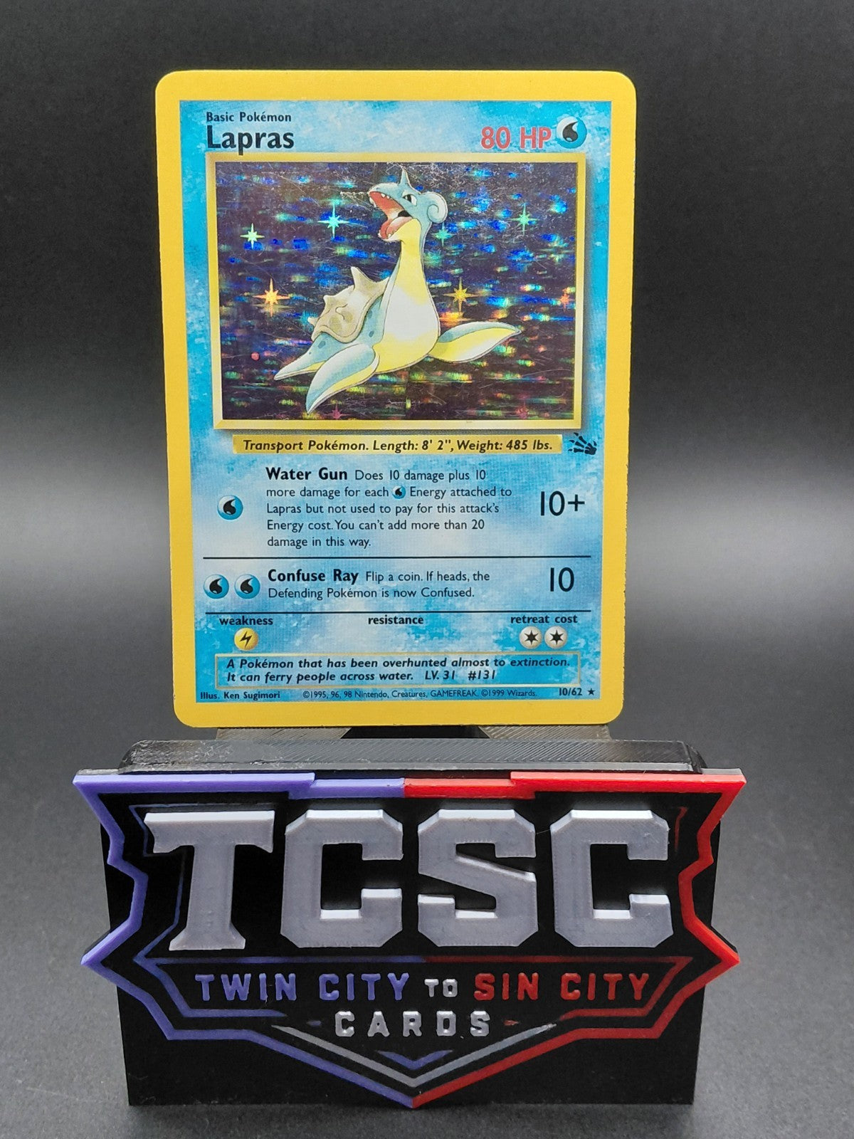 Lapras 10/62 Fossil Holo
