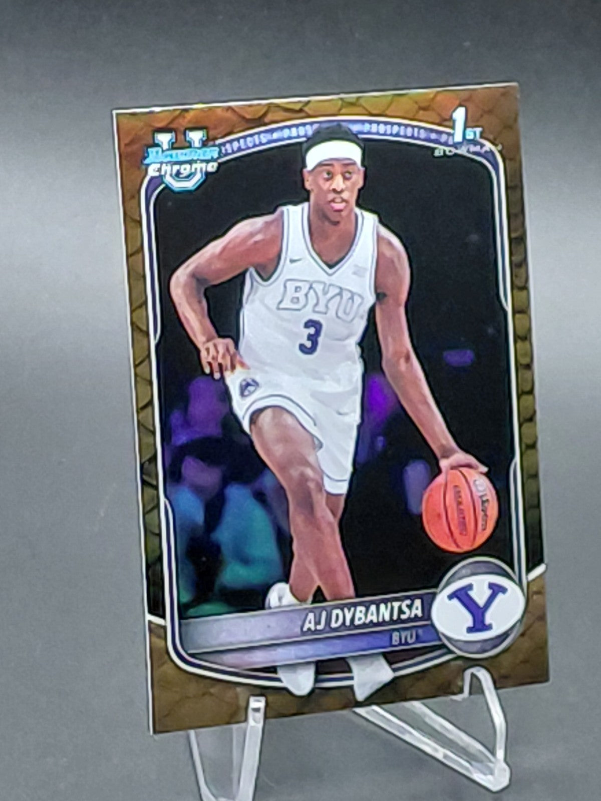 2025-26 Bowman - Chrome Prospects AJ Dybantsa #BCP-1 Reptilian Refractor (RC)