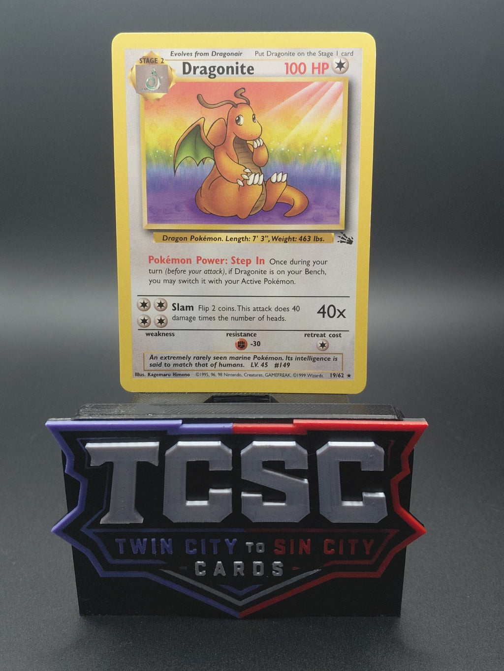 Dragonite 19/62 Fossil Regular