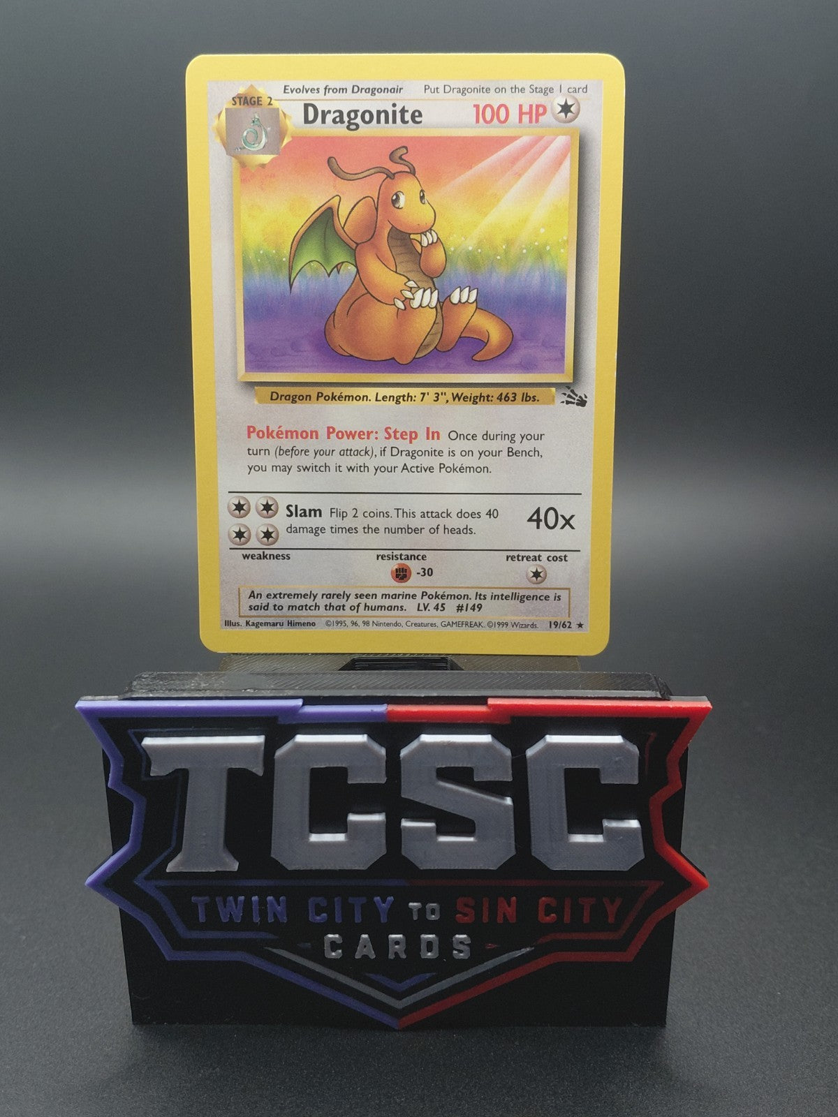 Dragonite 19/62 Fossil Regular