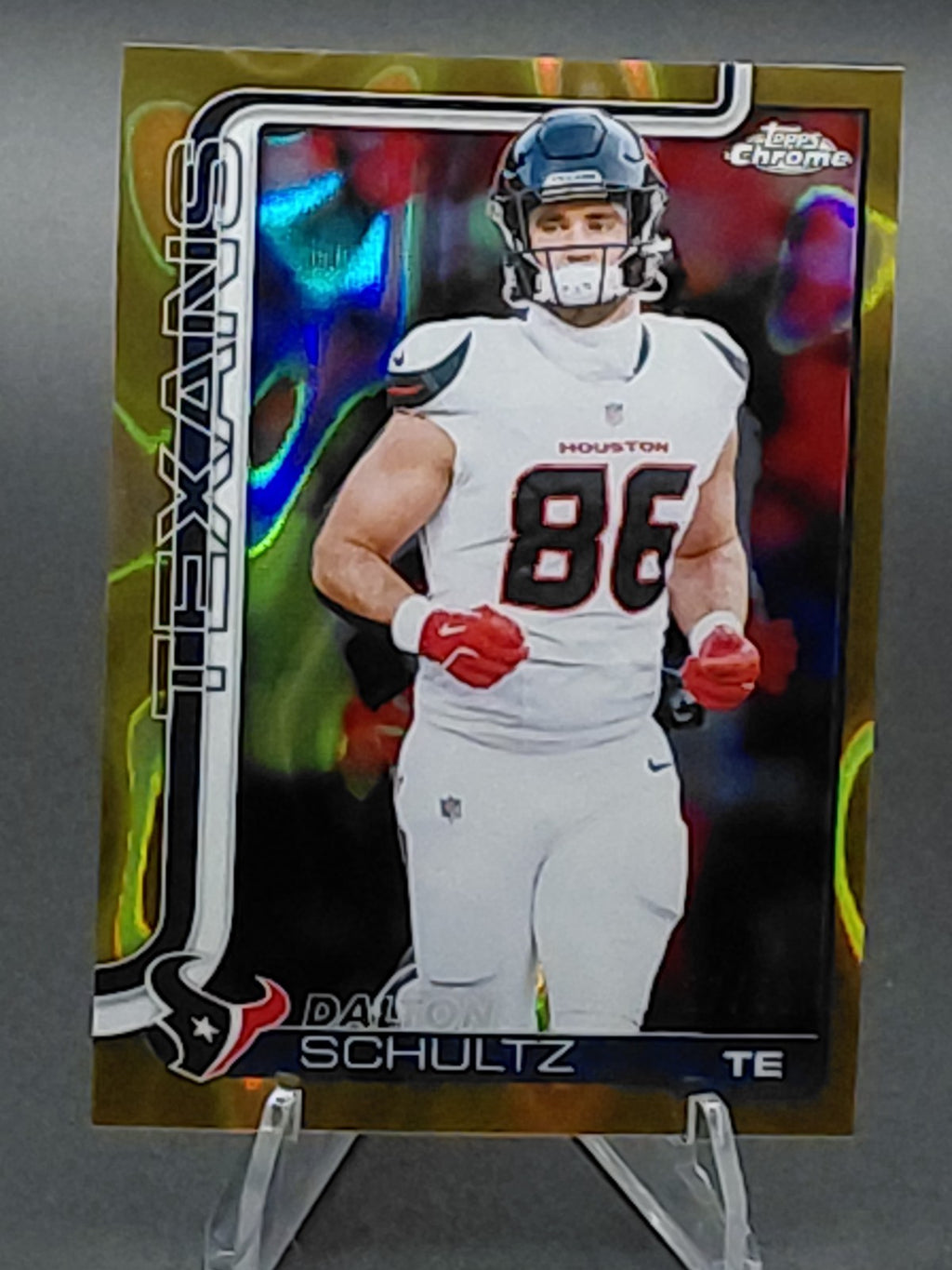 2025 Topps Chrome - Dalton Schultz #118 Gold Leather Refractor /50