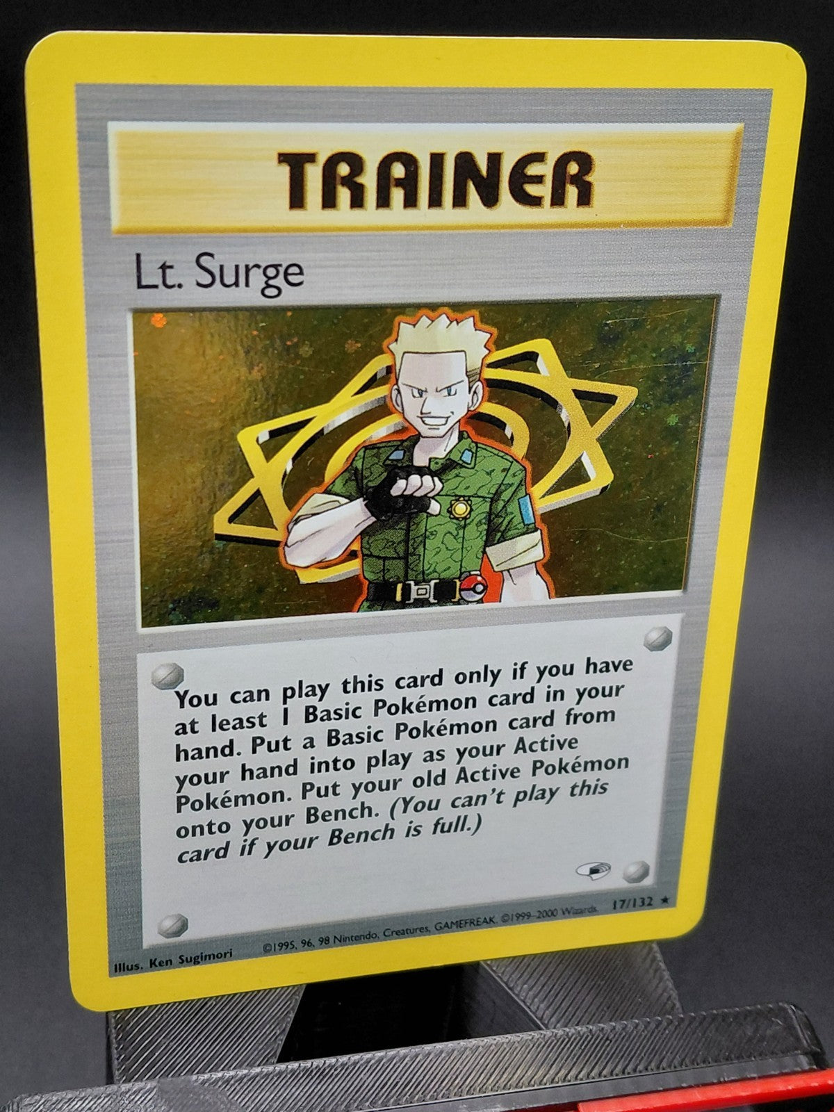 Lt. Surge 017/132 Gym Heroes Holo