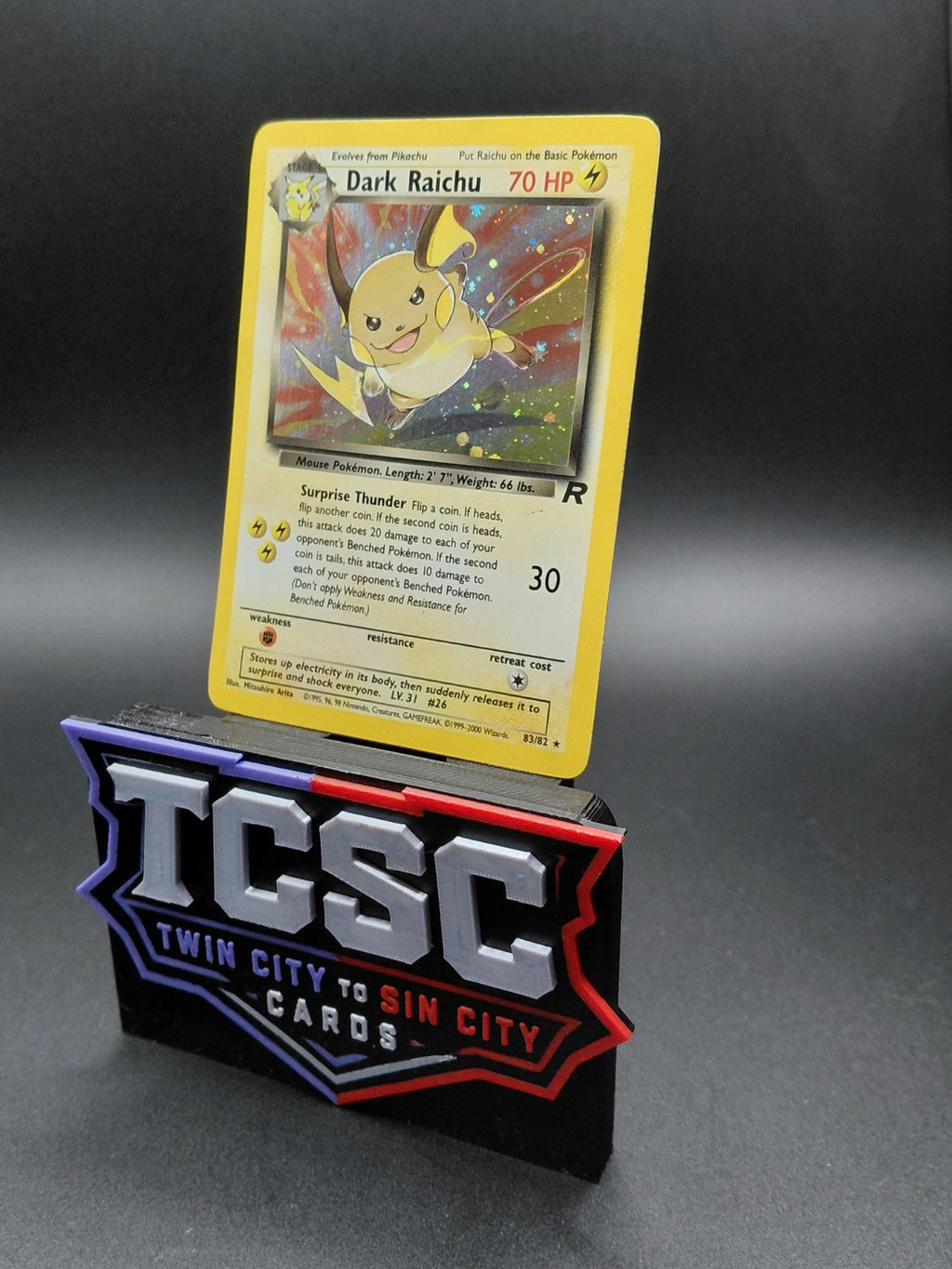 Dark Raichu 83/82 Team Rocket Holo