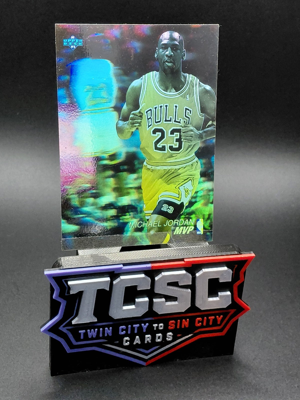 1991-92 Upper Deck International - Award Winner Holograms Michael Jordan MVP