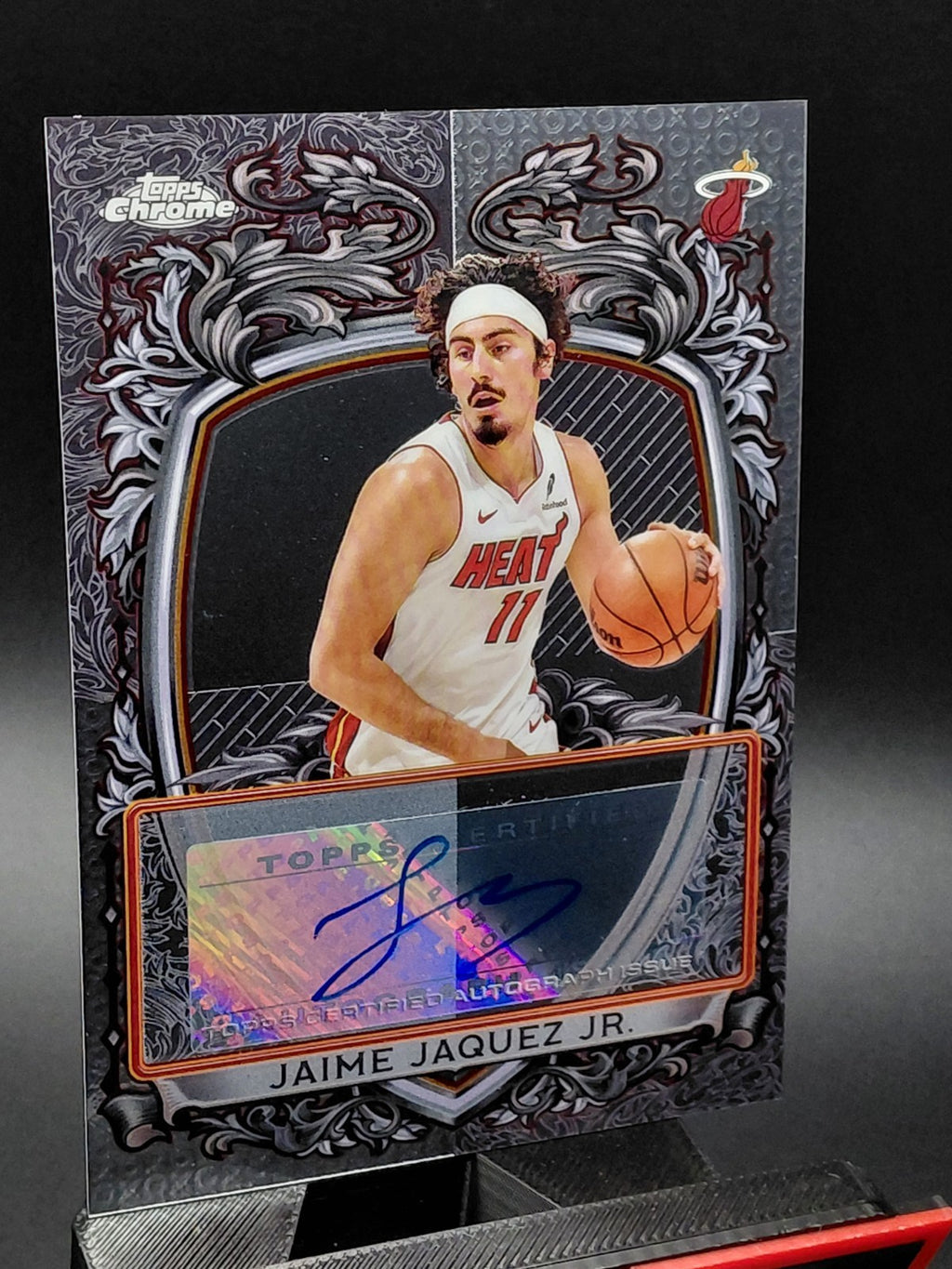 2025-26 Topps Chrome - Signature Style Jaime Jaquez Jr. #SS-JJ Refractor (AU)