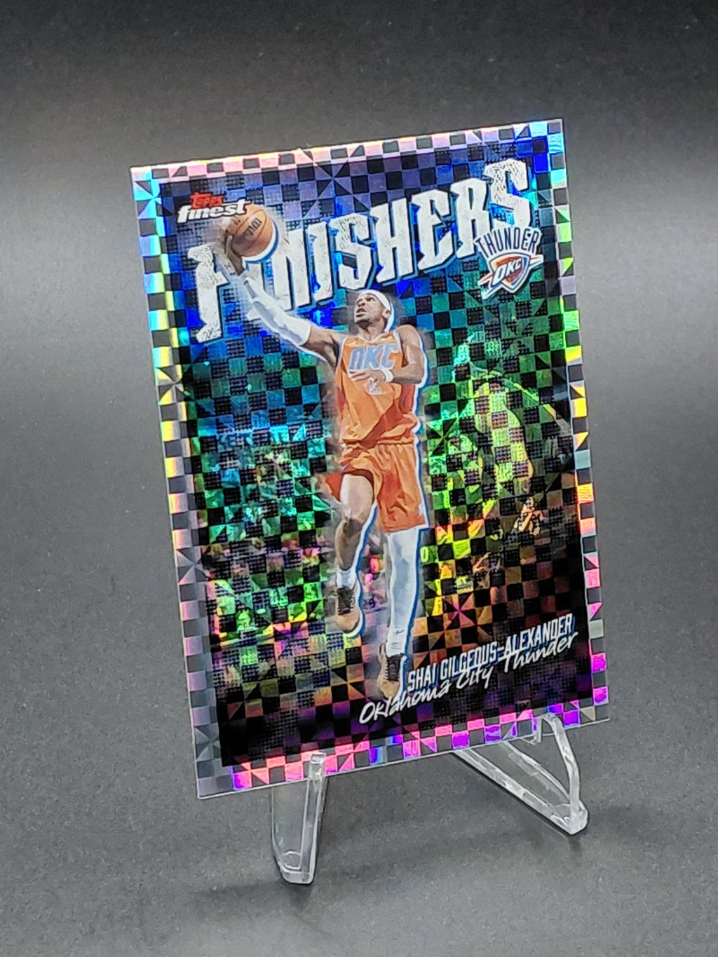 2025-26 Topps Finest - Finishers Shai Gilgeous-Alexander #FI-5 X-Fractor