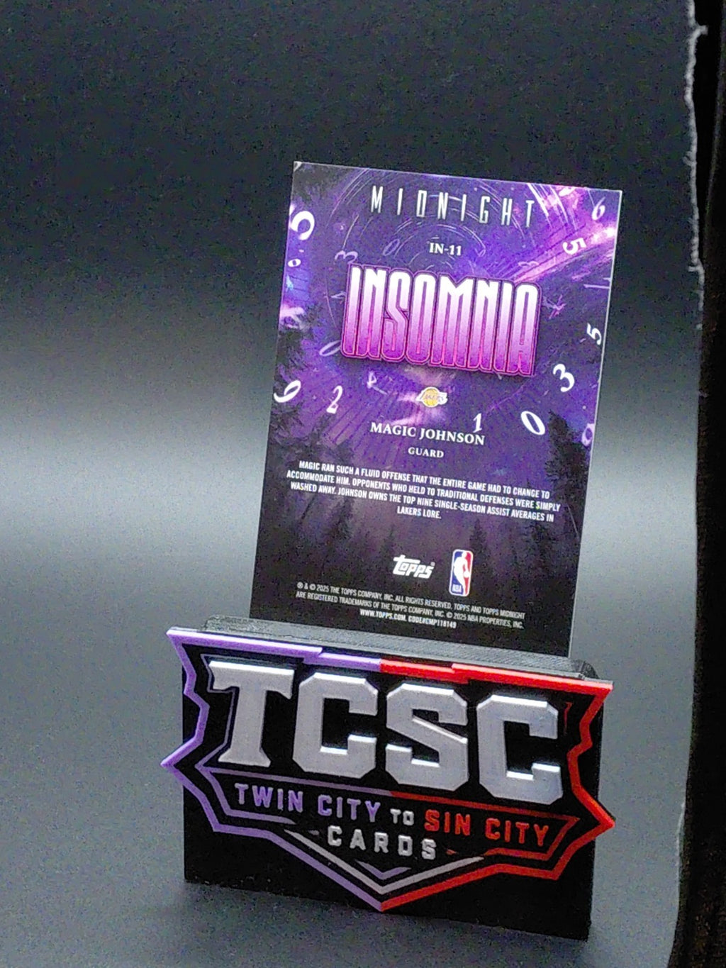 2025-26 Topps Midnight - Insomnia Magic Johnson #IN-11 Twilight /99