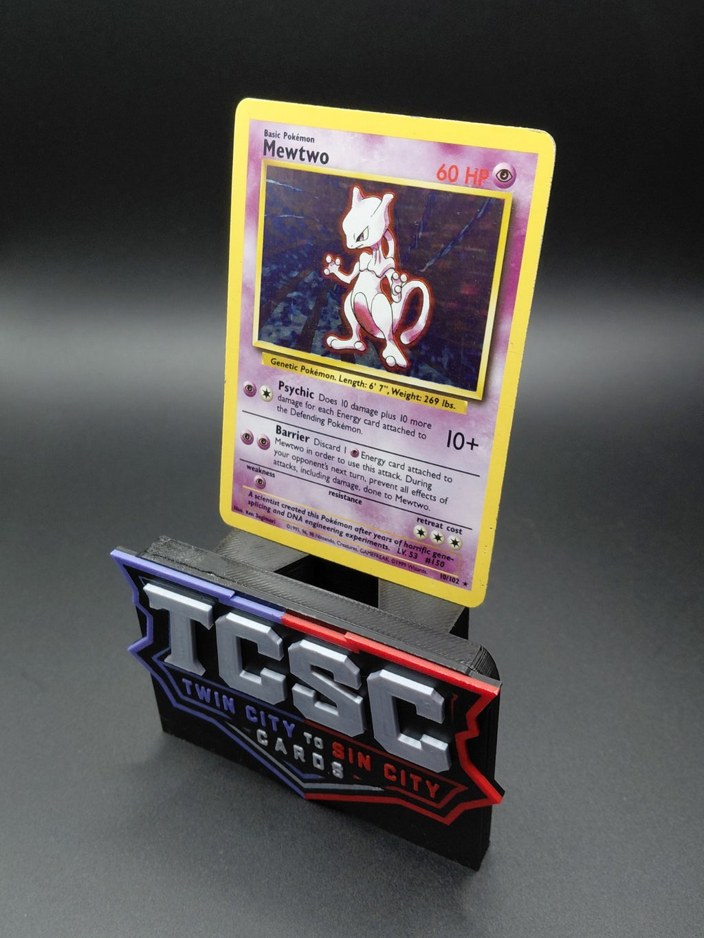 Pokémon TCG Mewtwo Base Set 10/102 Holo 1999-2000 Wizards Base Set