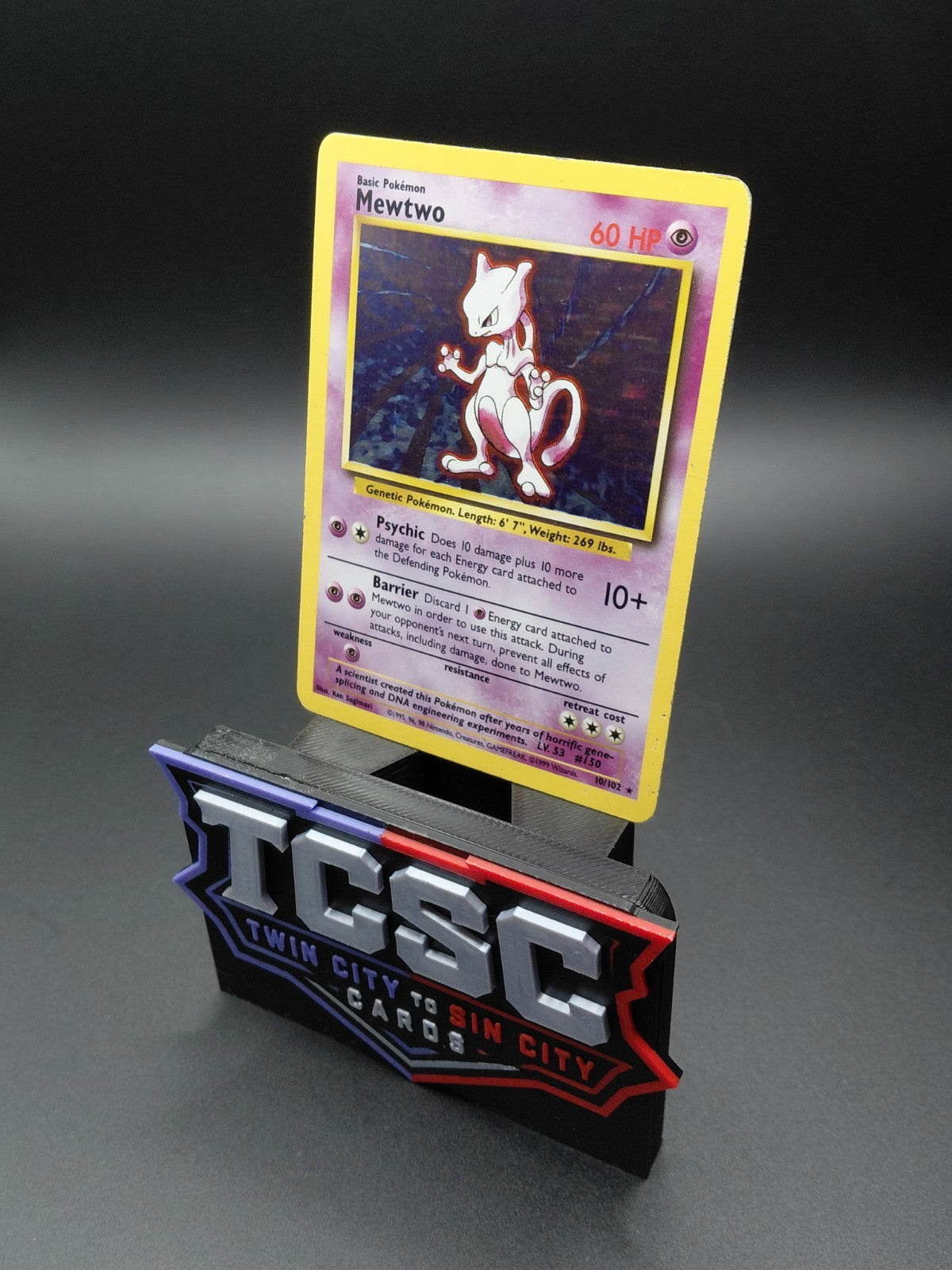 Pokémon TCG Mewtwo Base Set 10/102 Holo 1999-2000 Wizards Base Set