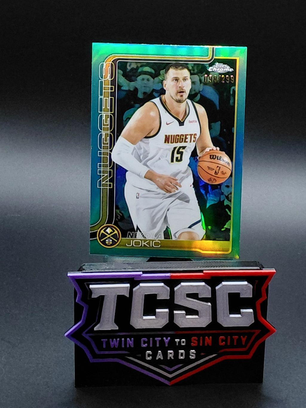 2025-26 Topps Chrome - Nikola Jokić #25 Teal Refractor /299