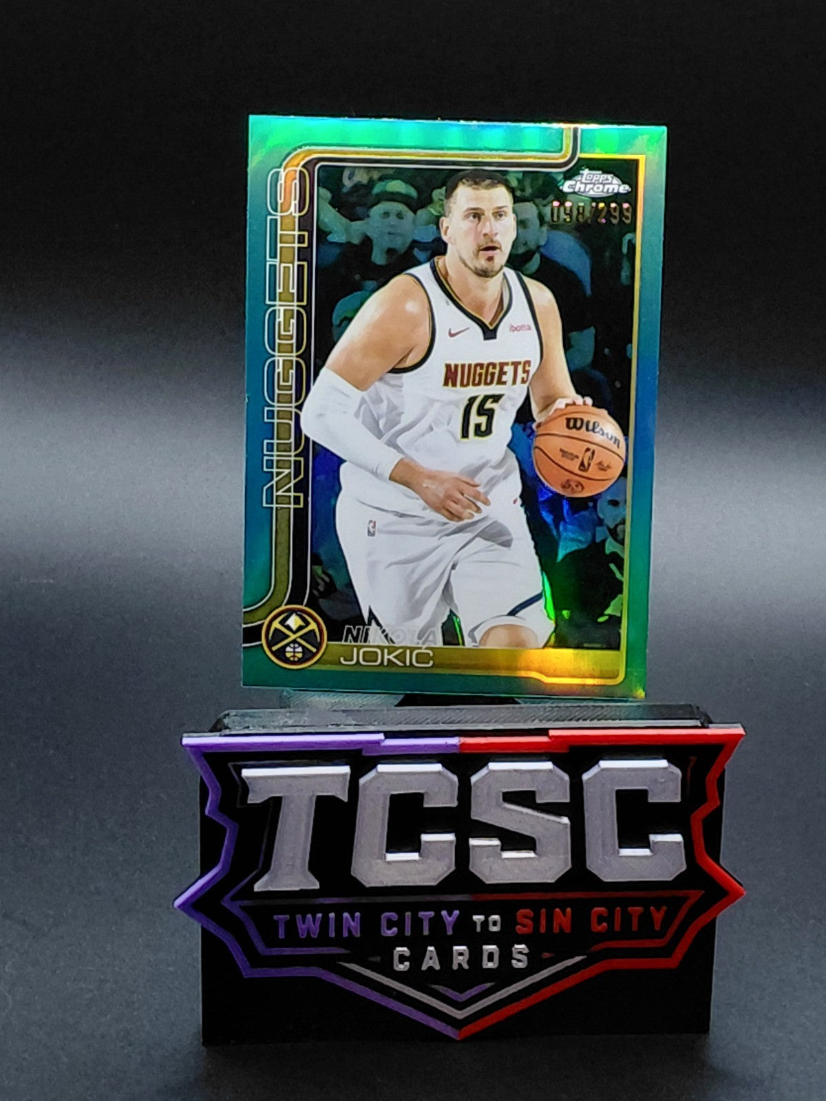 2025-26 Topps Chrome - Nikola Jokić #25 Teal Refractor /299