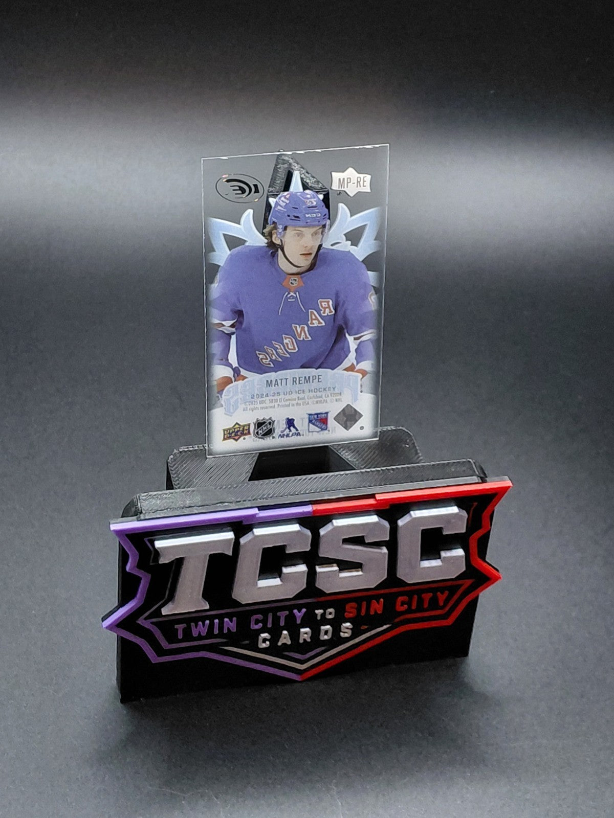 2024-25 Upper Deck ICE - Ice Premieres Mini Matt Rempe #MP-RE (RC)