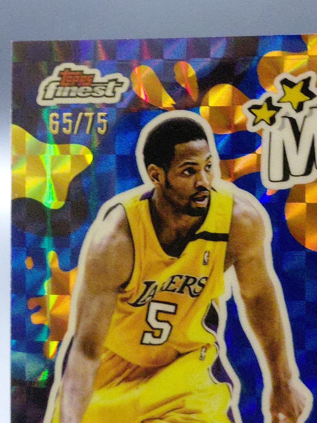 2025-26 Topps Finest - Muse Robert Horry #M-25 Blue Geometric Refractor /75