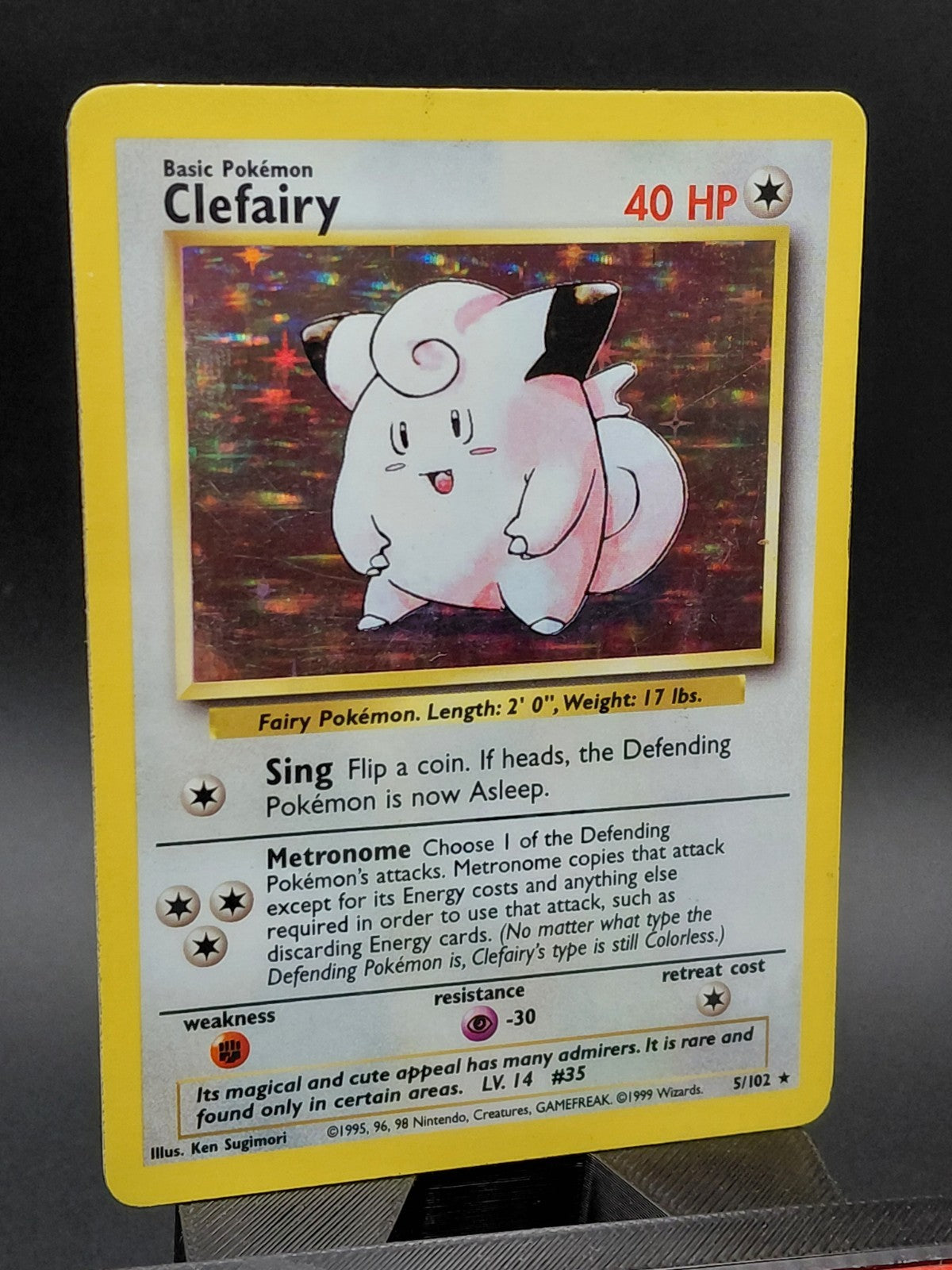 Clefairy 005/102 Base Set Holo