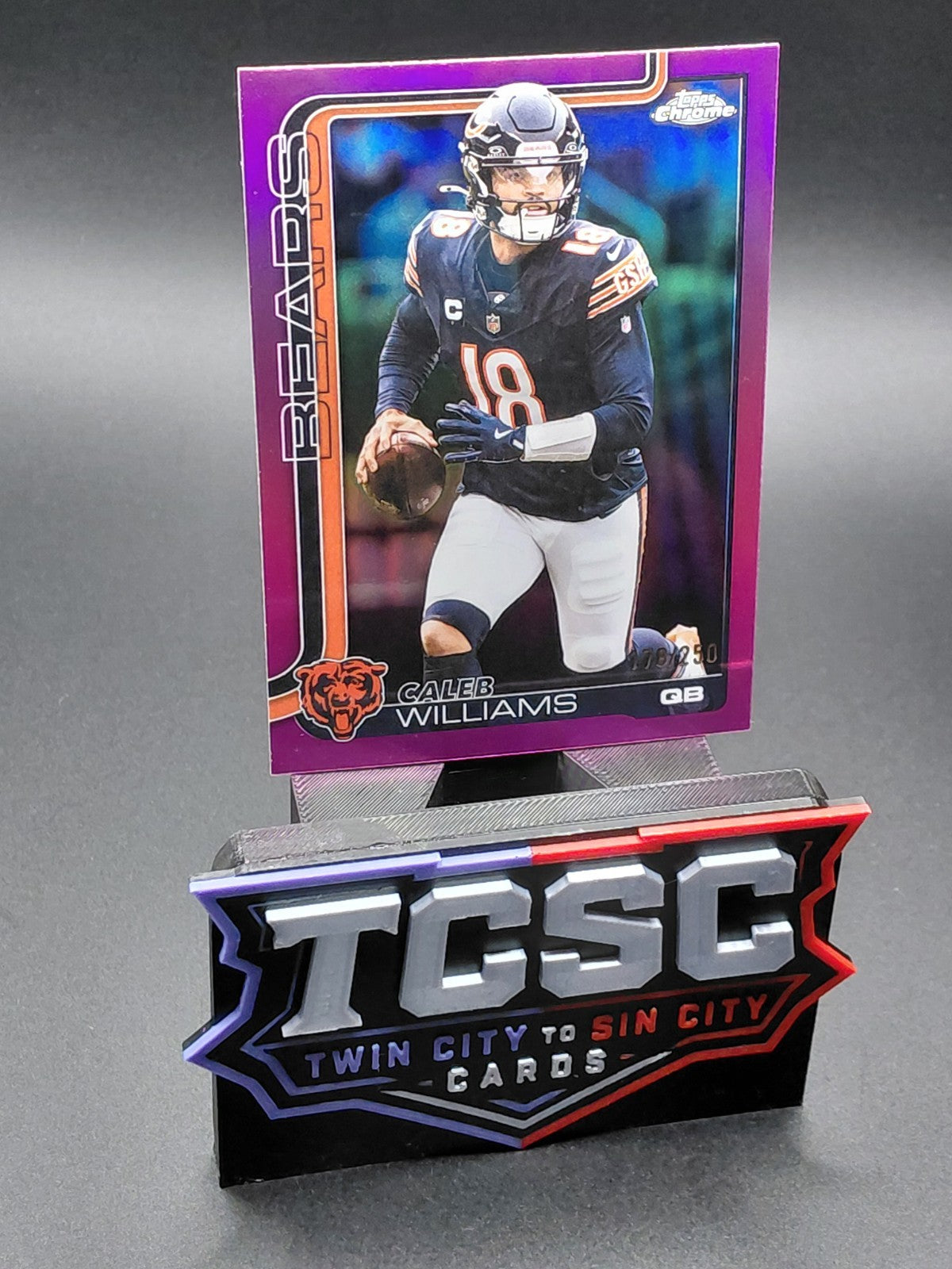 2025 Topps Chrome - Caleb Williams #52 Pink Refractor /250