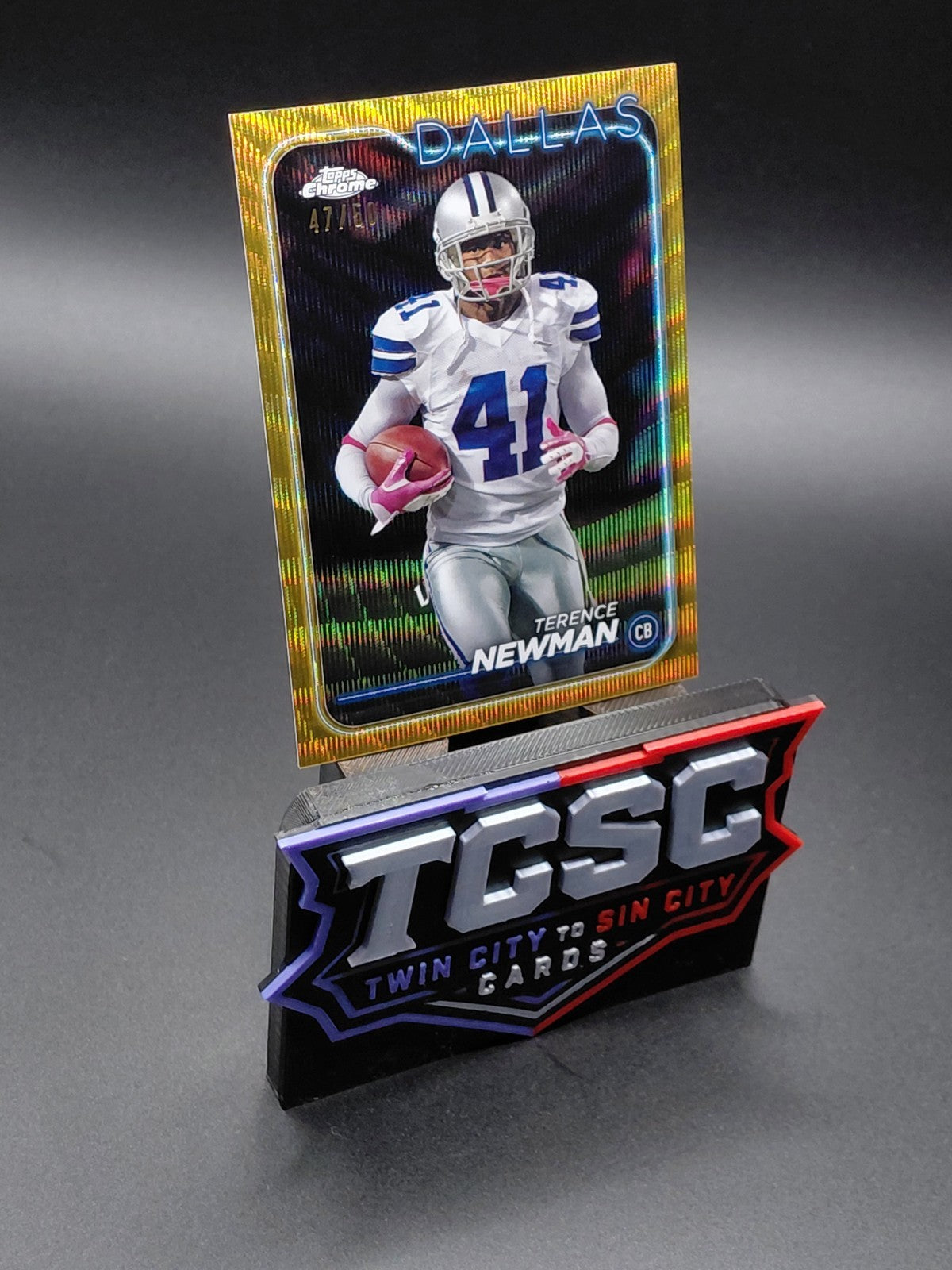 2024 Topps Chrome - Terence Newman #53 Gold Refractor /50