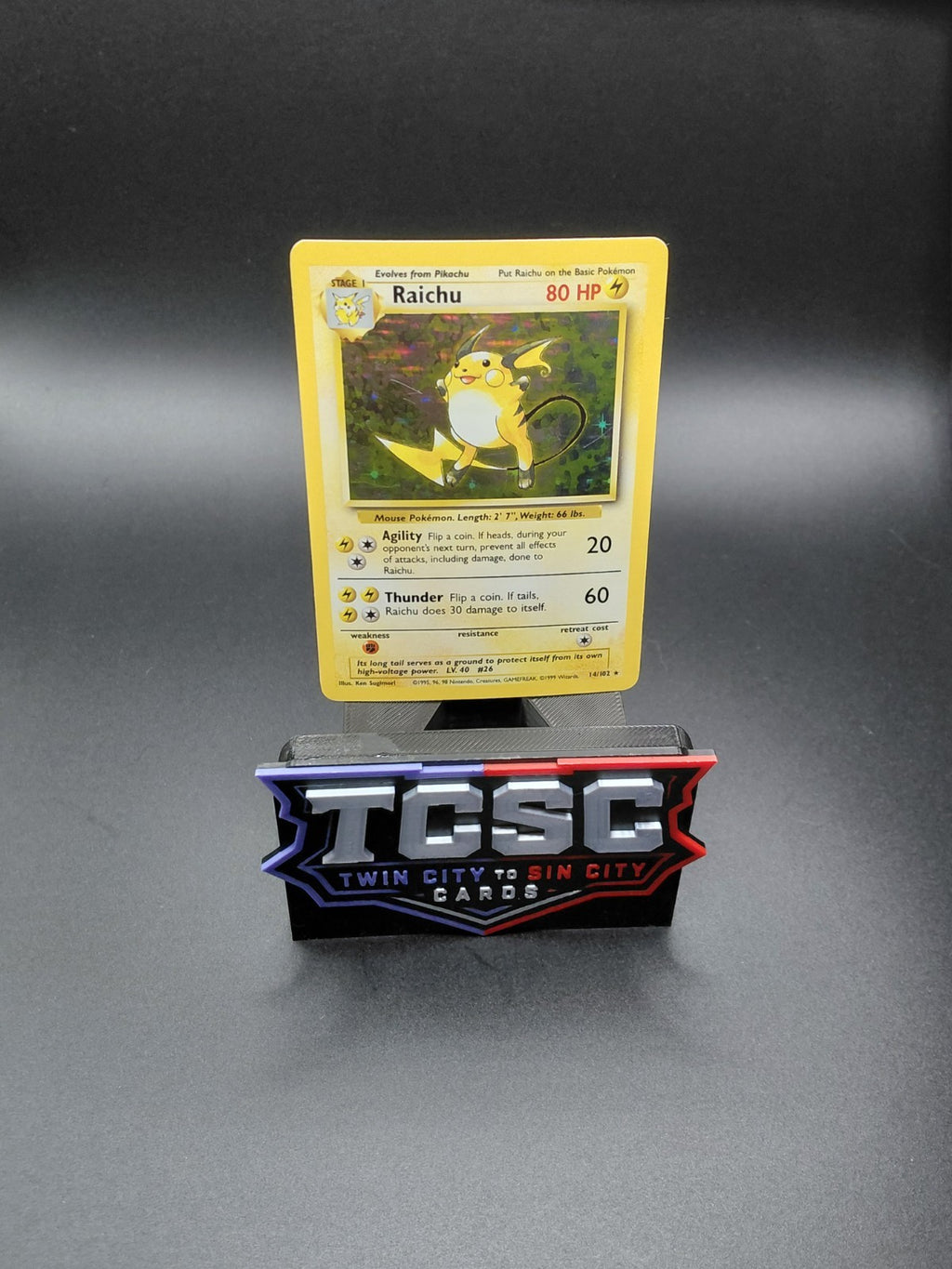 Raichu 014/102 Base Set Holo