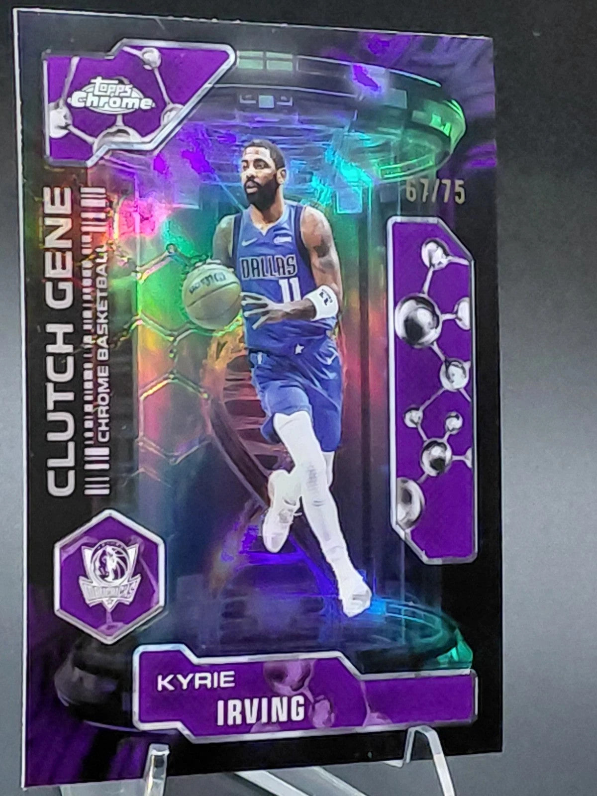2025 Topps Chrome Clutch Gene Kyrie Irving #CG-6 67/75