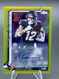 2025 Topps Chrome - Autographs Nico Collins #BA-NC Yellow Refractor /275 (AU)