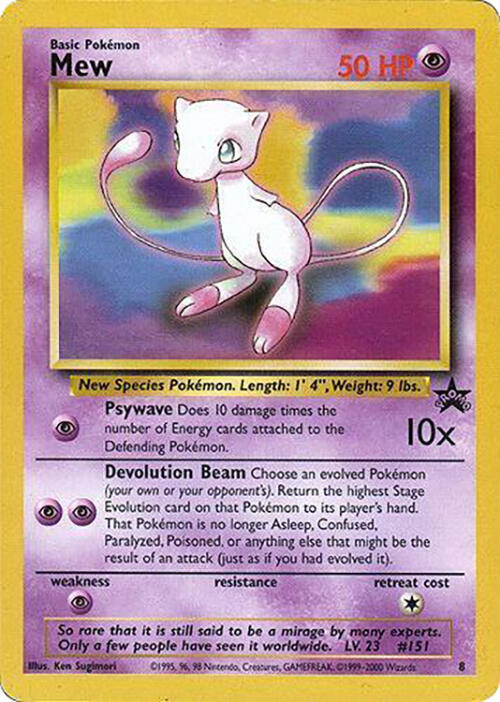 Mew - 8 WOTC Promo Regular
